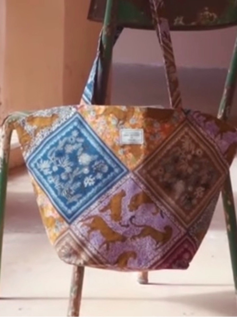 Sezane canvas tote bag